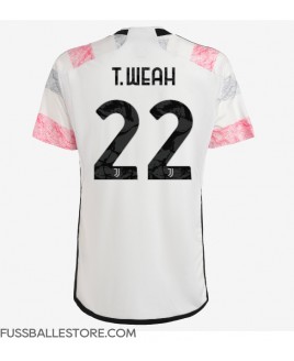Günstige Juventus Timothy Weah #22 Auswärtstrikot 2023-24 Kurzarm